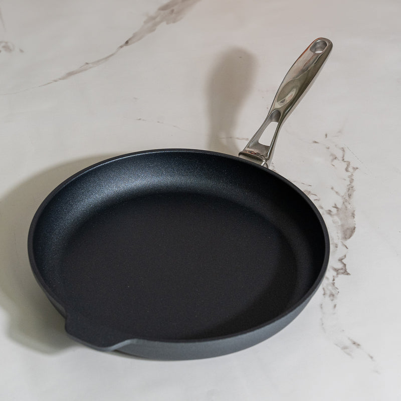 HD Nonstick 2-Piece Fry Pan Set with Stainless Steel Handle - Swiss Diamond