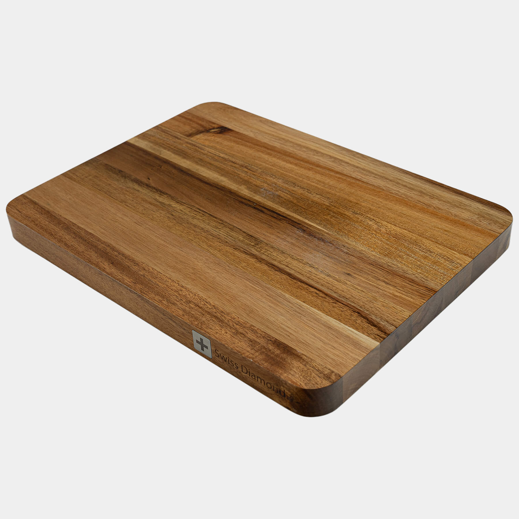 16" Acacia Wood Cutting Board at an angle