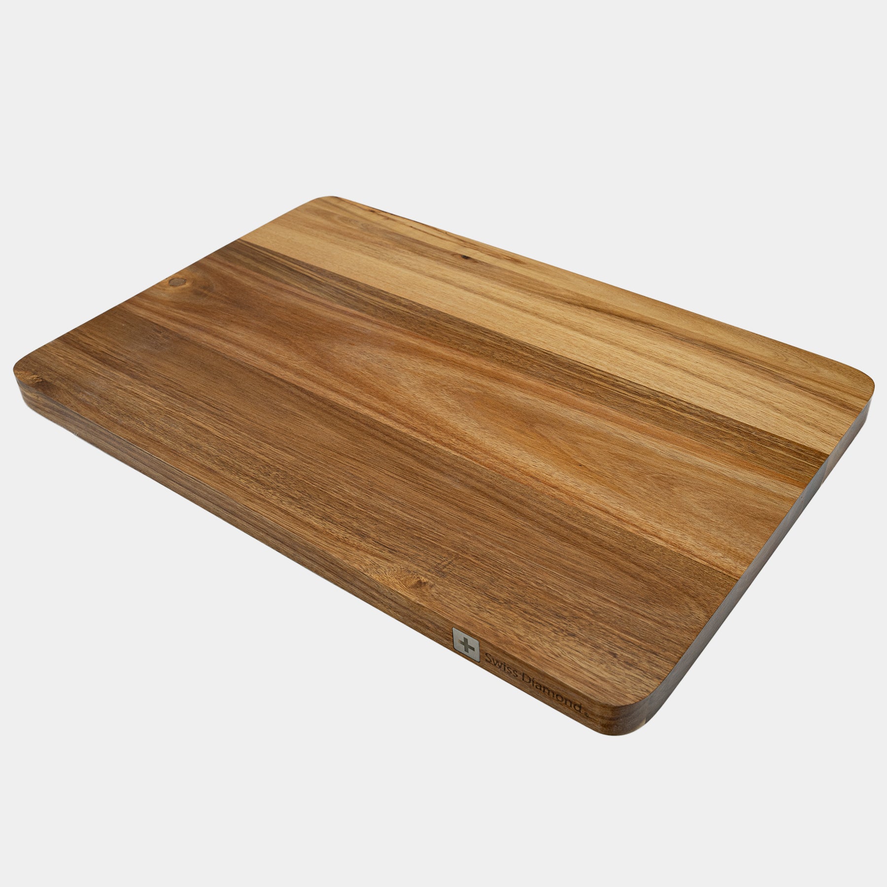 24" Acacia Wood Cutting Board at an angle
