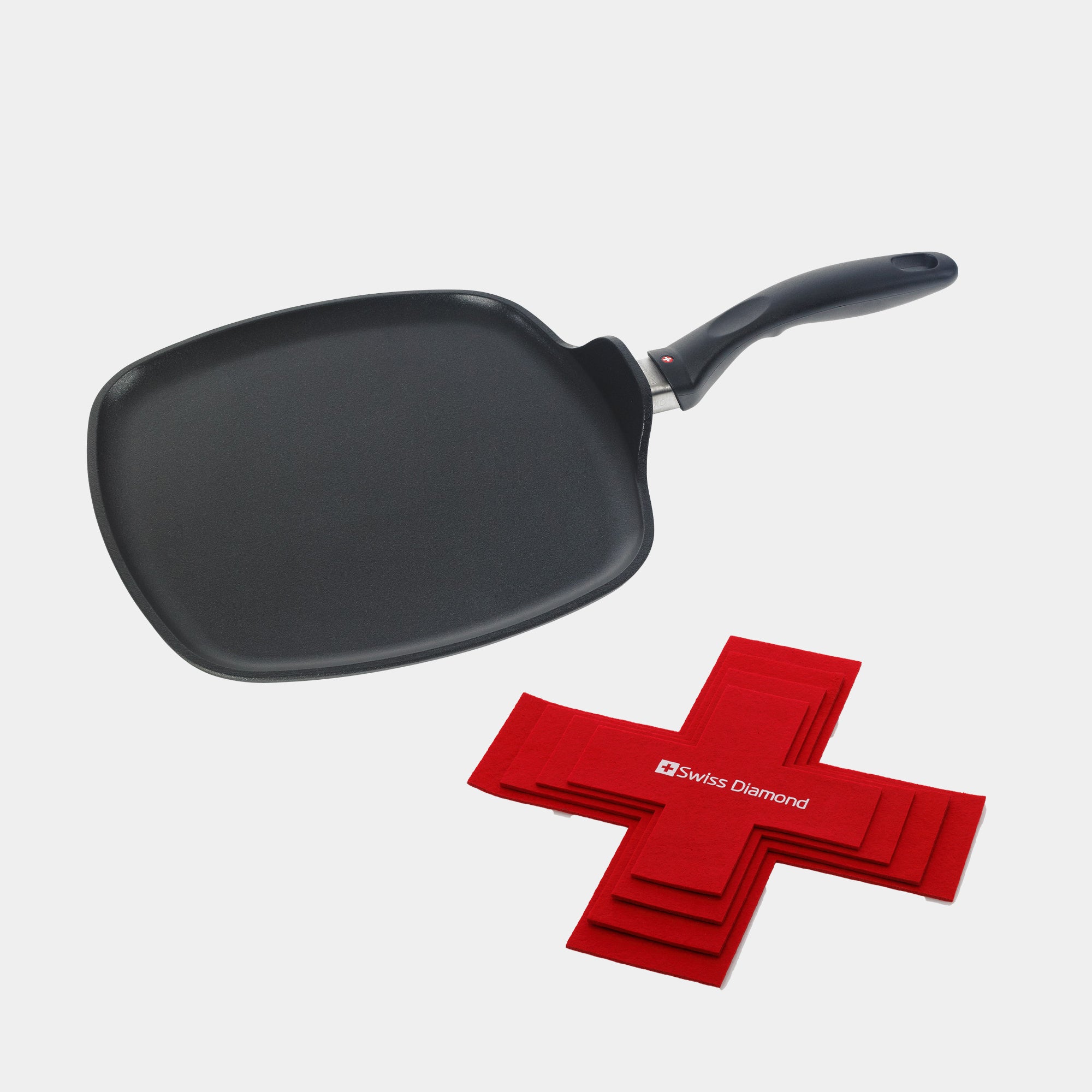 XD Nonstick 11" x 11" Square Griddle - Induction and Felt Pan Protector