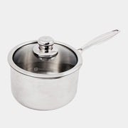 Premium Clad 3.6 qt Saucepan with Glass Lid