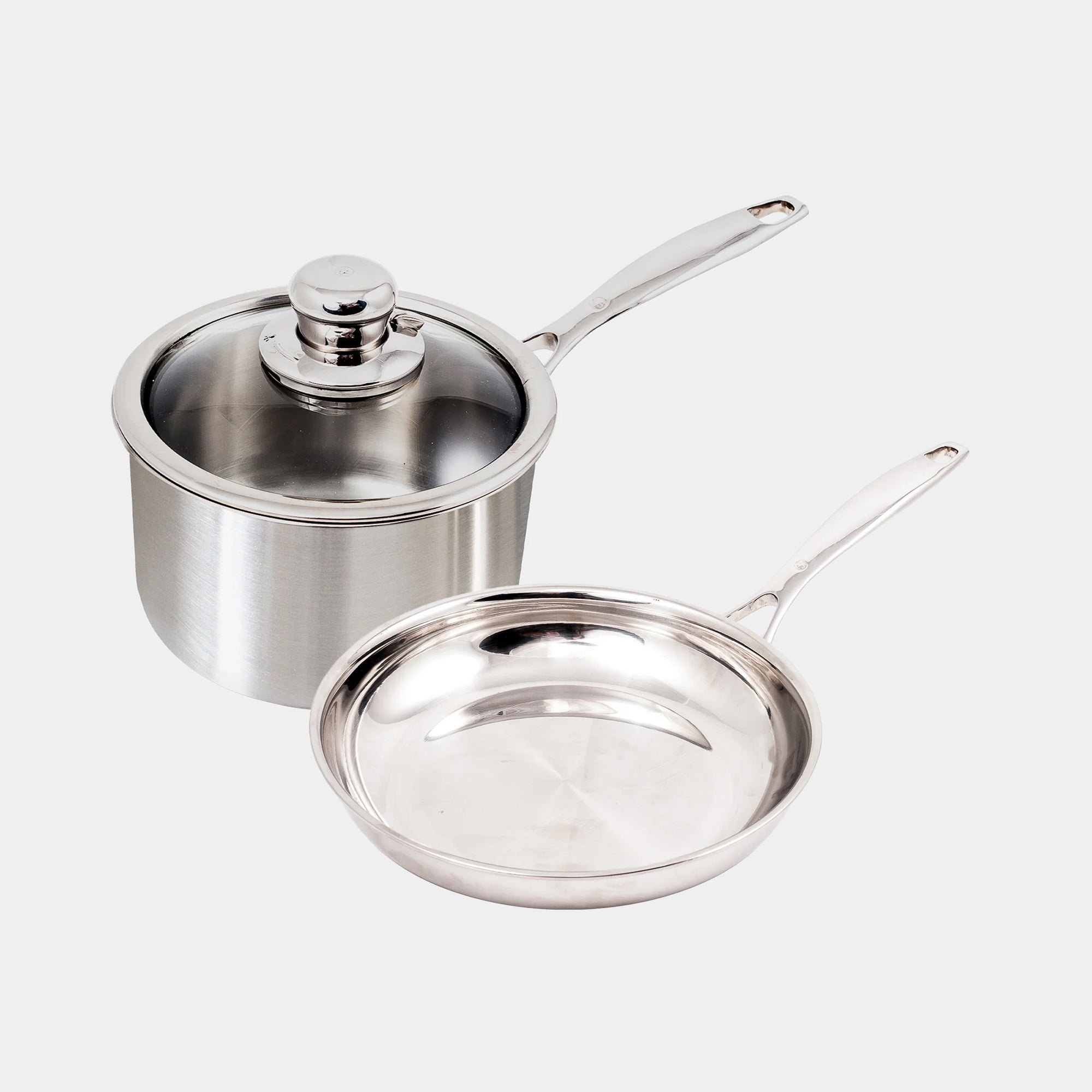 Premium Clad 3-Piece Cookware Set - Induction