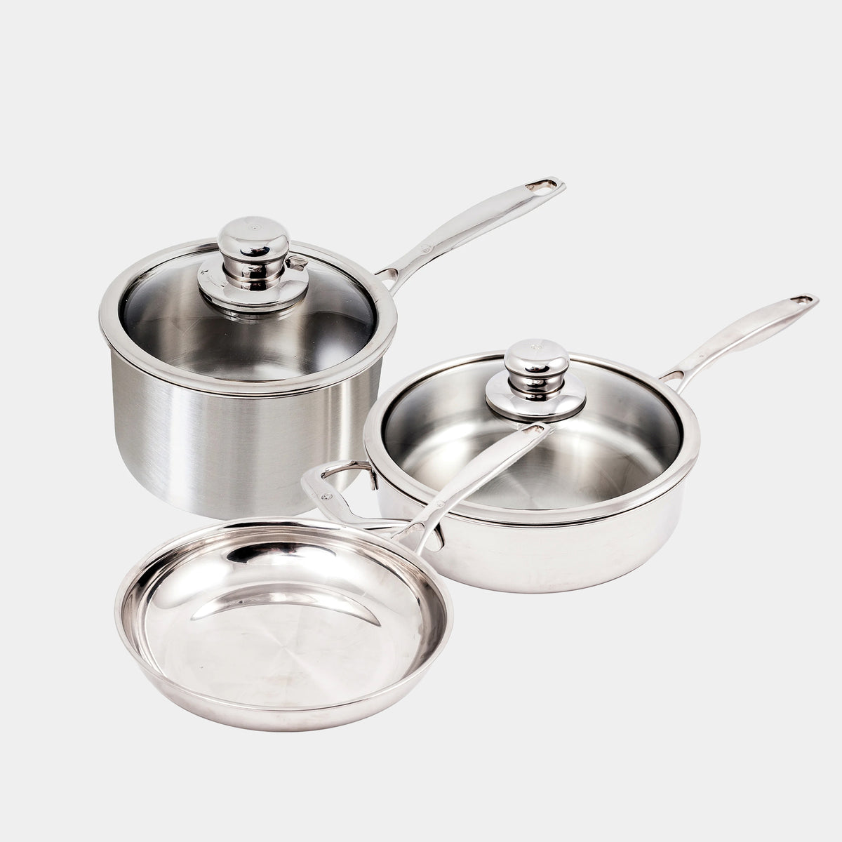 Premium Clad 5-Piece Cookware Set - Induction | Swiss Diamond