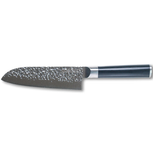 7" Hammered Santoku Knife - Swiss Diamond
