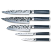 Hammered 5-Piece Knife Set - Swiss Diamond