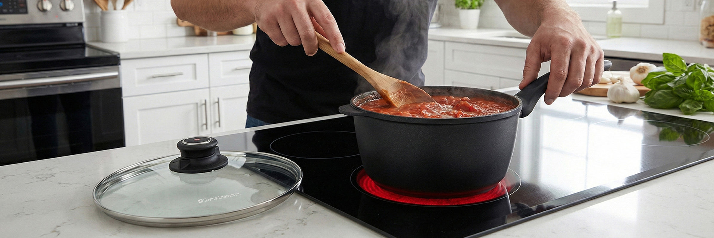 Swiss Diamond | Swiss-Made Diamond Nonstick Cookware & Knives