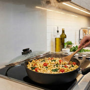 XD Nonstick Saute Pan with Glass Lid - Induction - Swiss Diamond