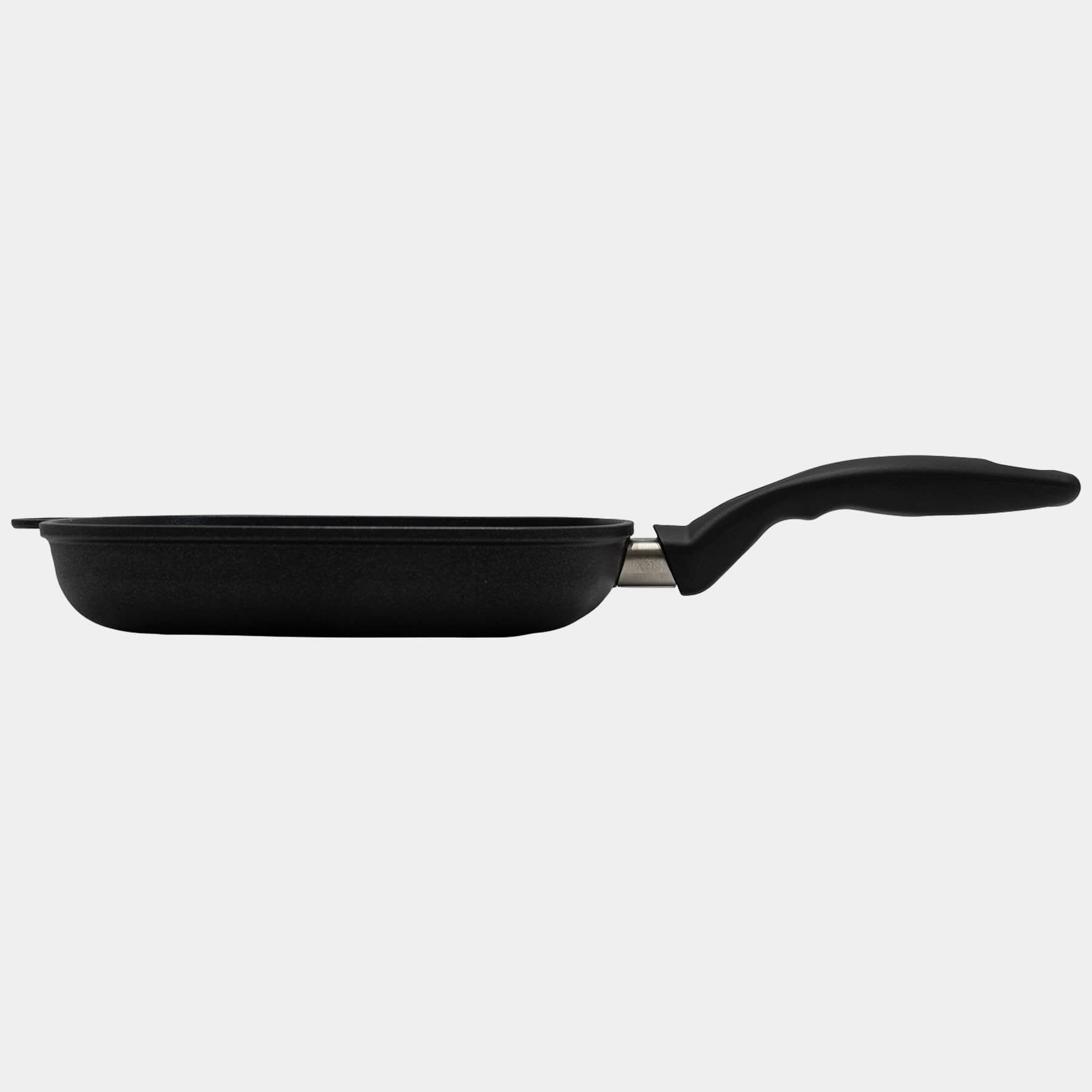 XD Nonstick 9.5" x 9.5" Square Grill Pan side view