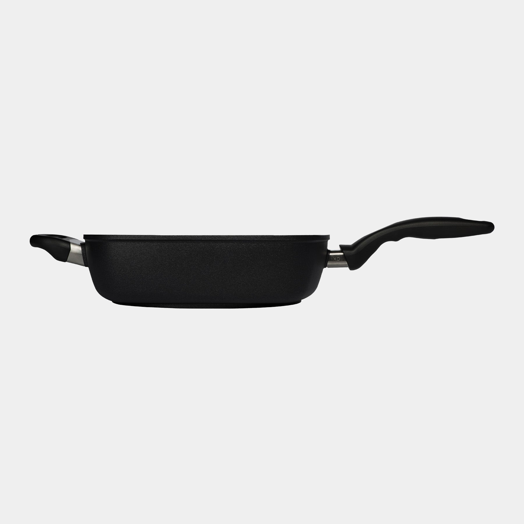 XD Nonstick 11" x 11" Deep Square Grill Pan - Induction - Side View