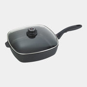 XD Nonstick 11" x 11" Square Saute Pan with Glass Lid - Induction Top View