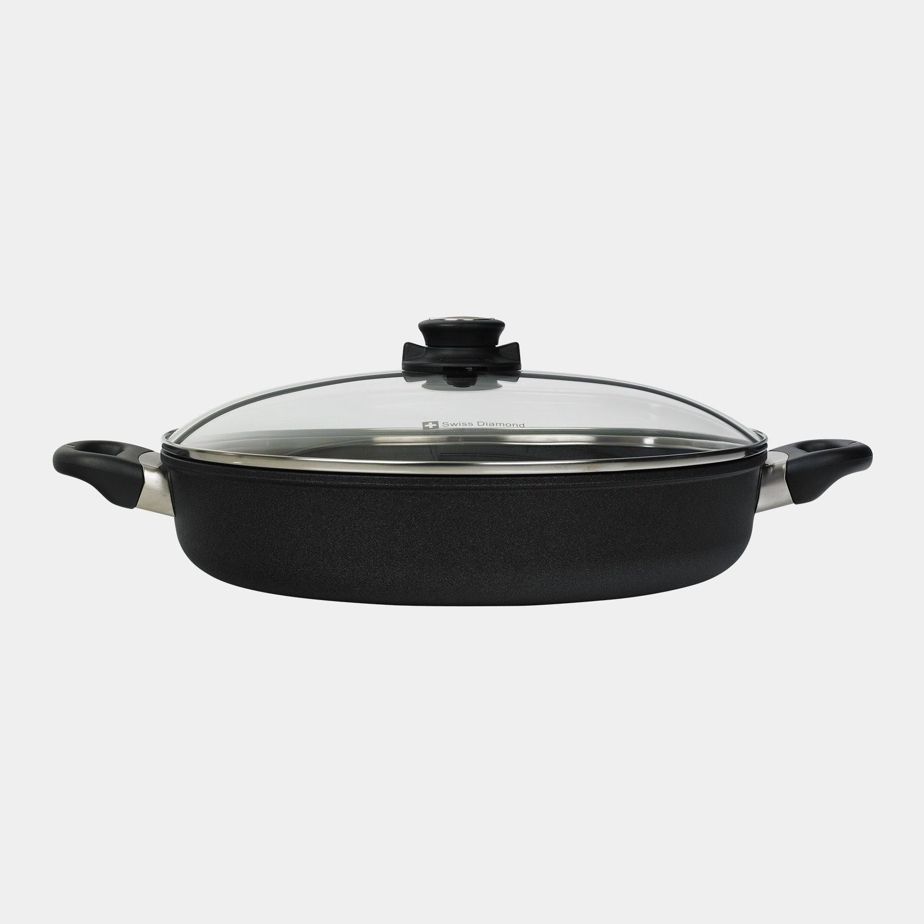 XD Nonstick Sauteuse with Glass Lid - Induction Side View