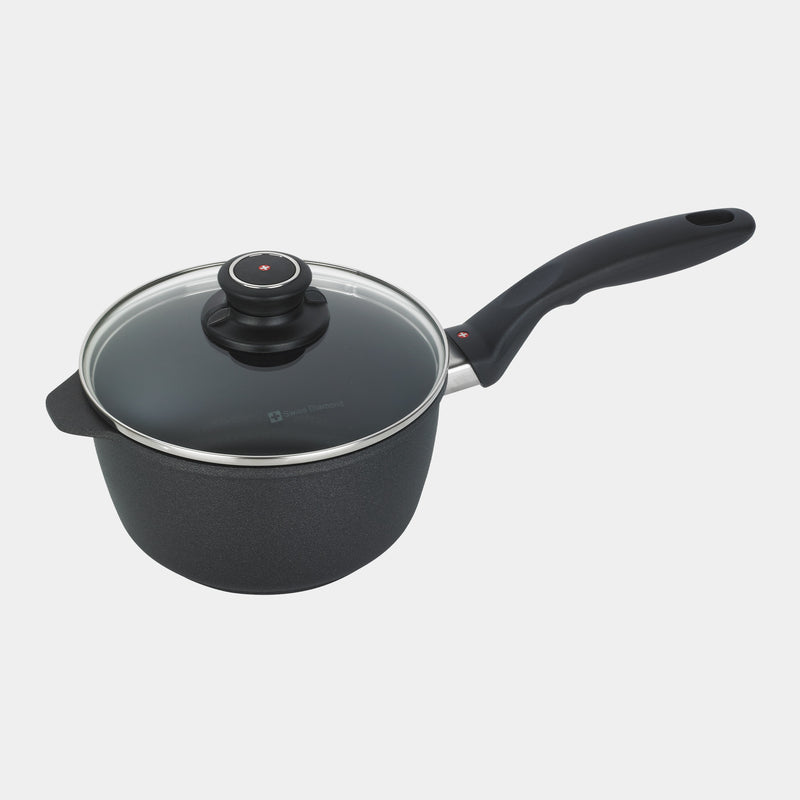 XD Nonstick 2.2 qt Saucepan with Glass Lid