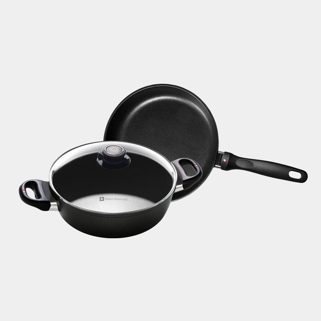 XD 3 Piece Set Fry Pan & Casserole Made Switzerland