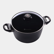 HD Nonstick 5.5 qt Stock Pot with Glass Lid