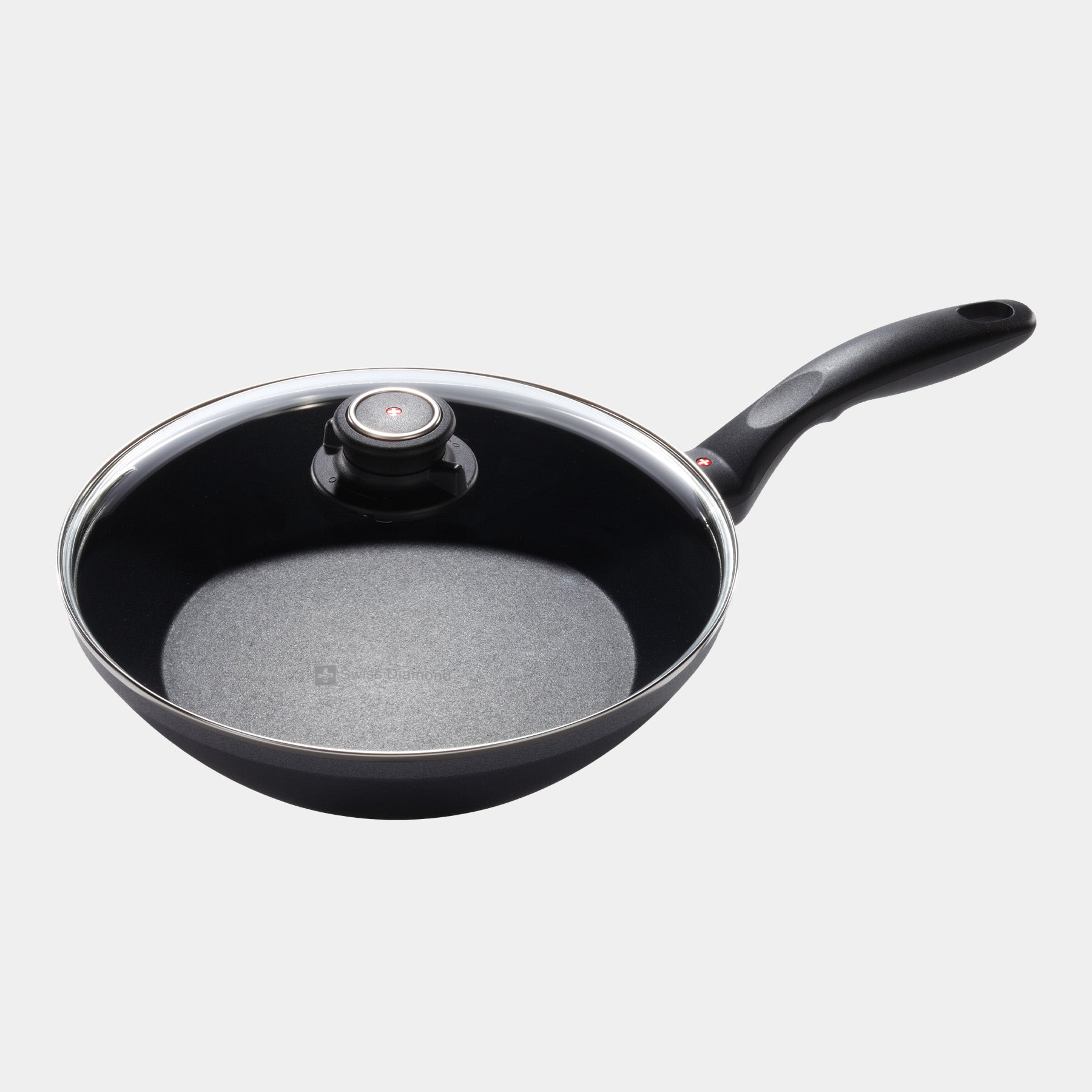 HD Nonstick 9.5" Stir-Fry Pan with Glass Lid